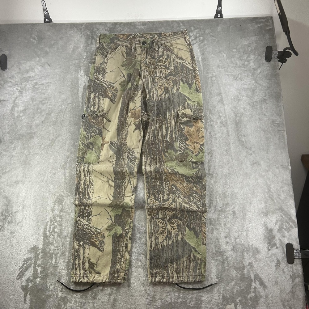 VTG Liberty Cargo Pants Mens 34x31 Multicolor Camo Relaxed Hunting Outdoor